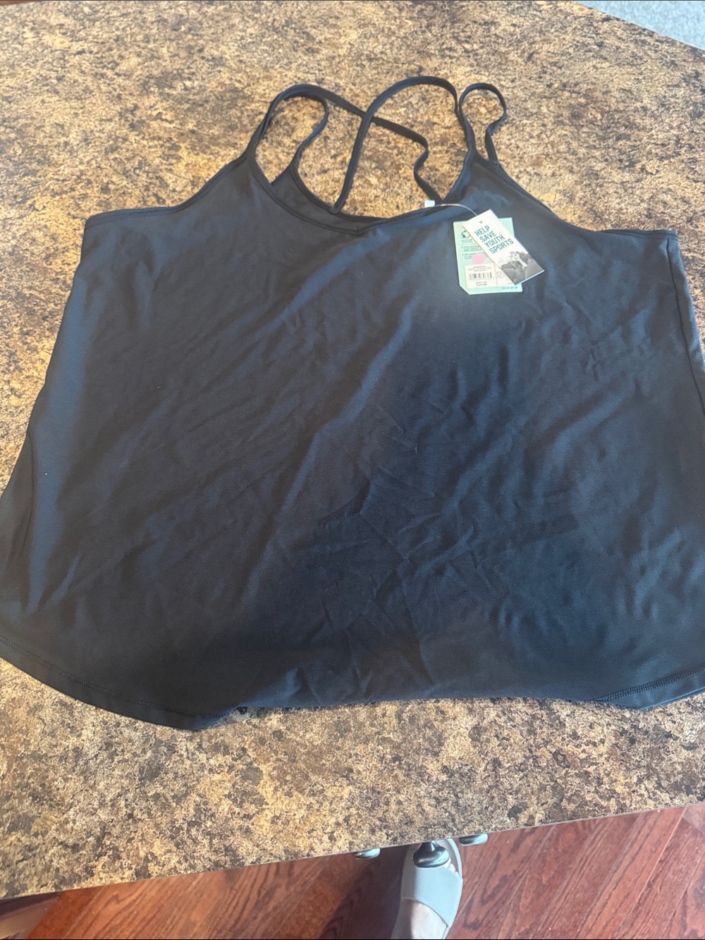 DSG Black Strappy Movement Tank